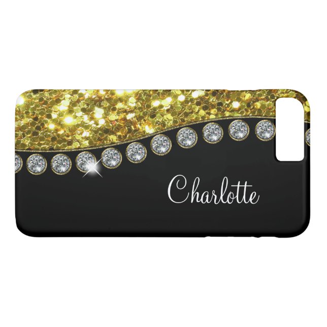Classy Glamorous Bling Design Case-Mate iPhone Case (Back (Horizontal))