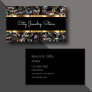 Classy Glitzy Bling Jewelry Store Business Card