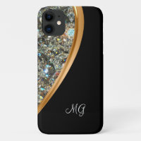 Classy Glitzy Ladies Bling Monogram