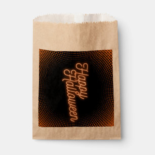 Classy Glowing Happy Halloween Favor Bag