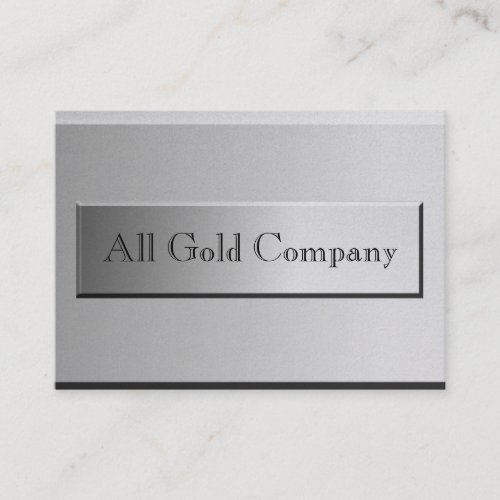Classy Gold Name Plate Business Cards