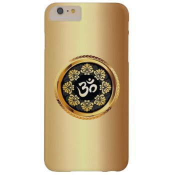 Classy Gold Om Symbol Yoga Barely There Iphone 6 Plus Case by caseplus at Zazzle