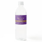 Classy Gold Purple Graduate personalized