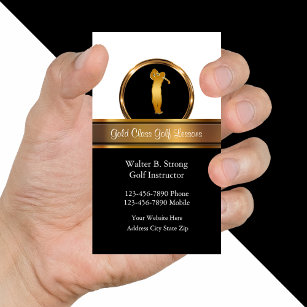 Classy Golf Business Cards