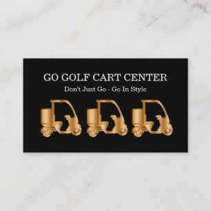 Classy Golf Carts Business Card