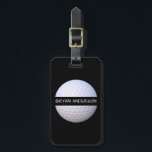 Classy Golf Luggage Tag<br><div class="desc">Classy Golf Luggage Tag. Very unique design with golf ball image on a golf field with a name in the middle. If you have any questions or requests please contact me.</div>