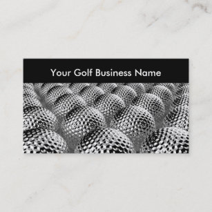 Classy Golf Unique Design Business Card