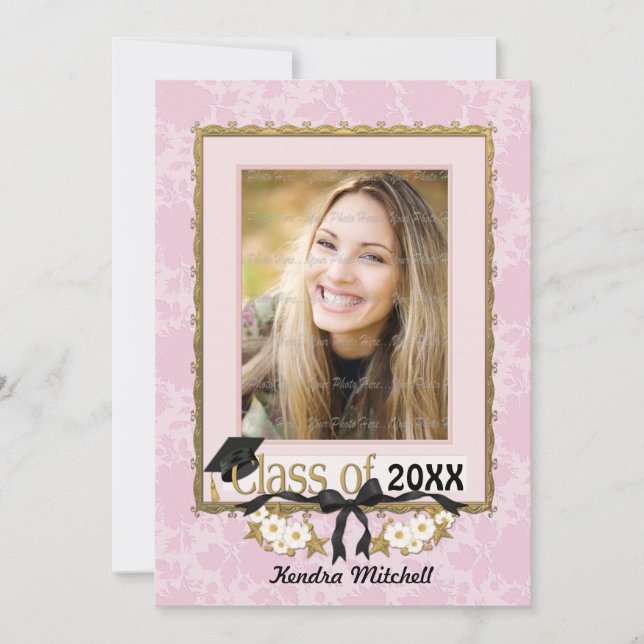Classy Graduate - Customize Invitation (Front)