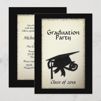 Classy Graduation Party Invitation