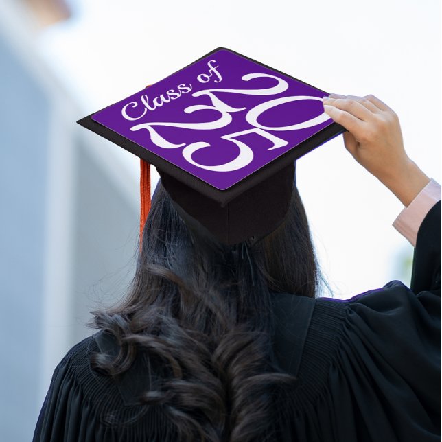 Classy Graduation Year Cap Topper (Graduation Cap Toppers Outfit Ideas)