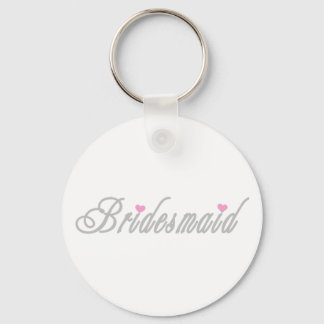 Classy Grays Bridesmaid Keychain