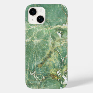 Classy Green White Marble Pattern iPhone / Android Case-Mate iPhone 14 Case