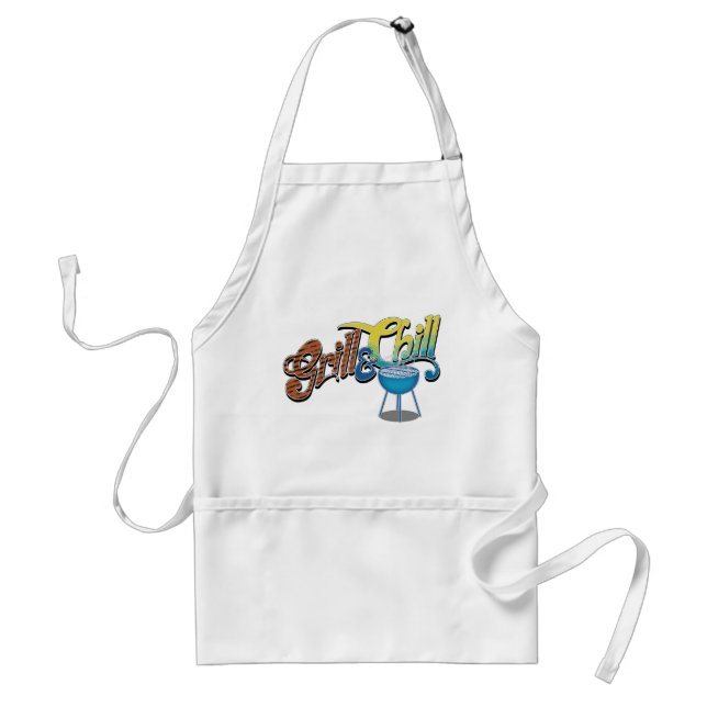 Classy Grillin' Adult Apron (Front)