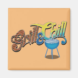Classy Grillin' Magnet