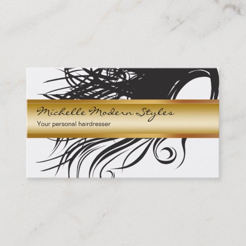 Classy Hair Beauty Business Cards