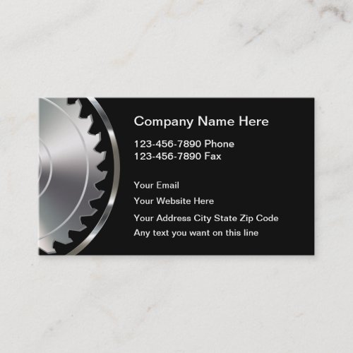 Classy Handyman And Construction Business Cards