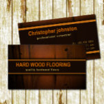 Classy Hardwood Flooring Wooden Floors Faux Wood Business Card at Zazzle