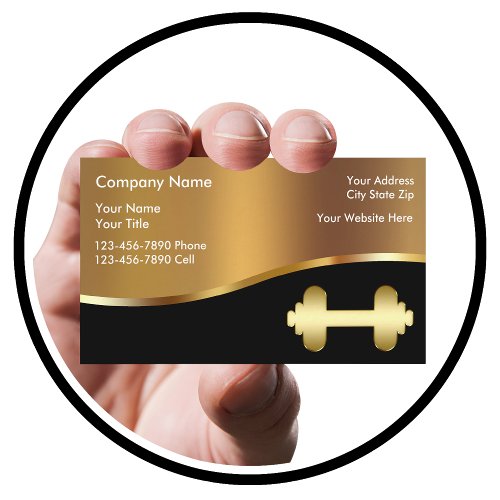 Classy Health Fitness Club Business Cards