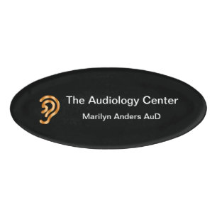 Classy Hearing Center Audiologist Name Tag
