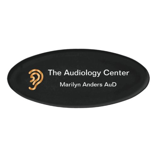 Classy Hearing Center Audiologist Name Tag