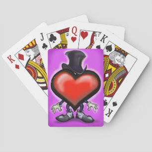Classy Heart Poker Cards