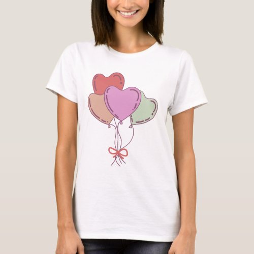 Classy hearts romantic Hearts T_Shirt