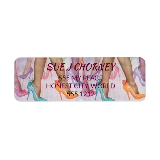 CLASSY HIGH HEEL SHOES LABEL (Front)
