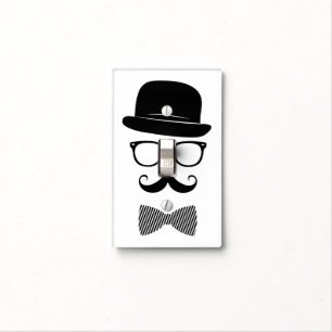 Classy hipster light switch cover