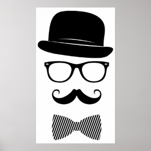 Classy hipster poster