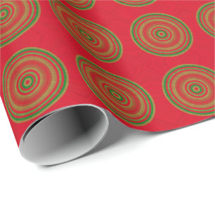 Classy Holiday Dots Pattern Wrapping Paper