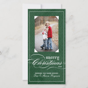 Classy Holiday Photo Cards (4x8)