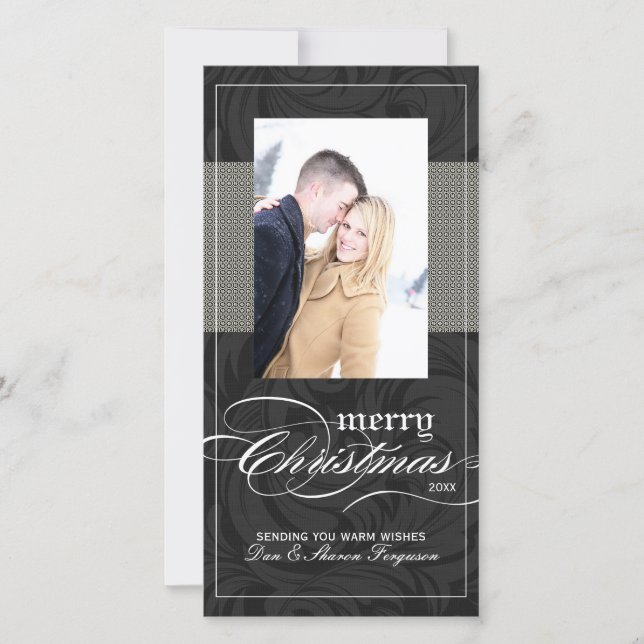 Classy Holiday Photo Cards (4x8) (Front)