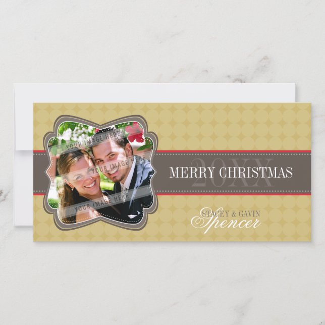 CLASSY HOLIDAY PHOTOCARD :: decorativeband 4 (Front)