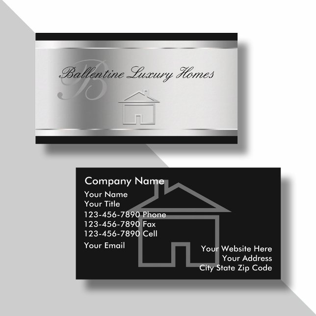 Classy Home Builder Business Cards (Creator Uploaded)