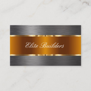 Classy Home Builder Construction Business Cards