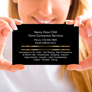 Classy Home Companion CNA Business Card