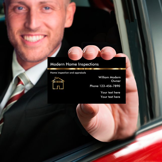 Classy Home Inspection Appraisals Business Card (Creator Uploaded)