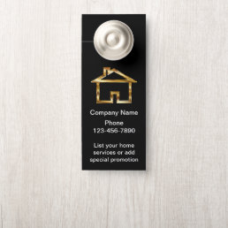 Classy Home Services Business Door Hanger Design