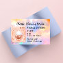 Classy House Cleaning Services Maid Coral Laundy Business Card