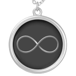 Classy Infinity Symbol | Science Rules Silver Plated Necklace