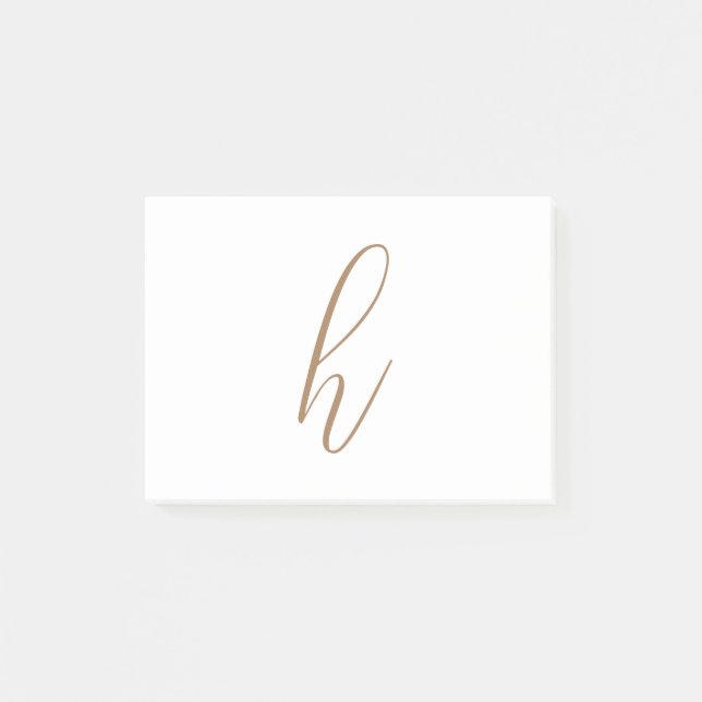 Classy Initial Notes (Front)