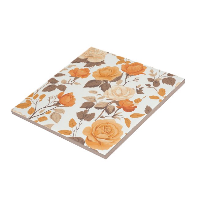 Classy Interior Design Rose Ceramic Tiles (Side)