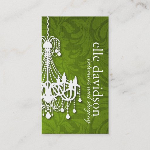 Customizable Classy Interior Designer Business Card