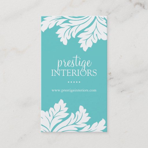 Customizable CLASSY INTERIOR DESIGNER  BUSINESS CARD