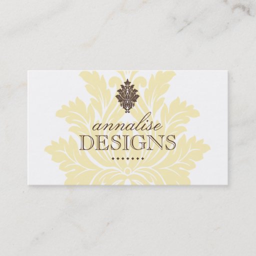 Customizable Classy Interior Designer Business Cards