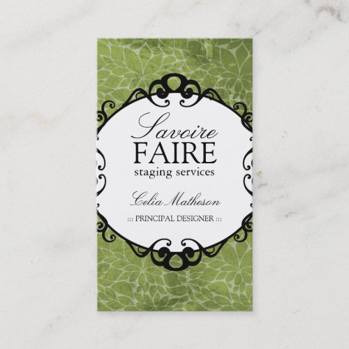 Classy Interior Designing Business Cards