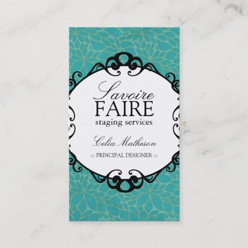 Customizable Classy Interior Designing Business Cards