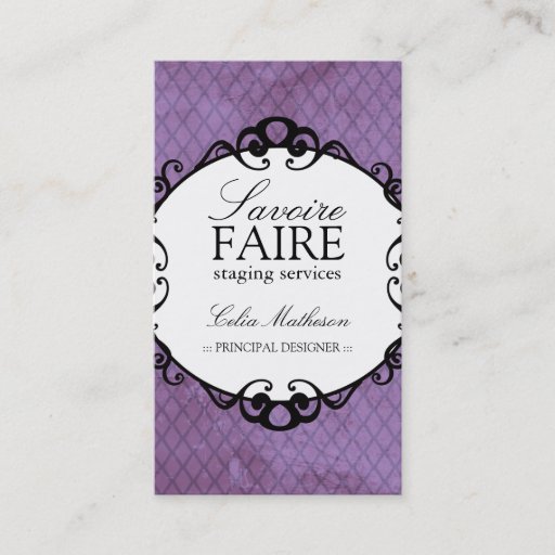 Customizable Classy Interior Designing Business Cards