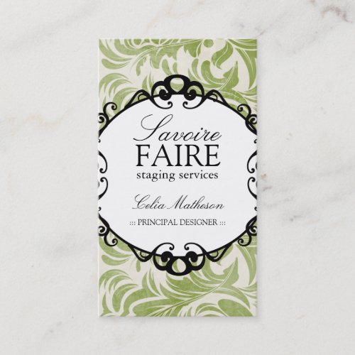 Classy Interior Designing Business Cards