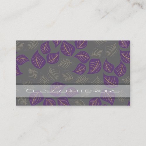 Classy Interiors Business Cards Business Card